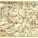 Mapa župy Orava, okolo r. 1800. Arva district map around 1800 A.D.