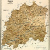 Mapa župy Orava, r. 1912. Arva district map, year 1912.