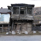 Interesting wooden construction in a village of 1600 meters above the sea level.