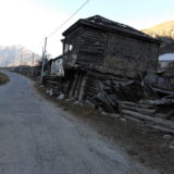 Interesting wooden construction in a village of 1600 meters above the sea level.