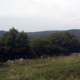 Viewing to the north from the hillford top.