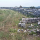 The wall near the northern gate - a view to the west.