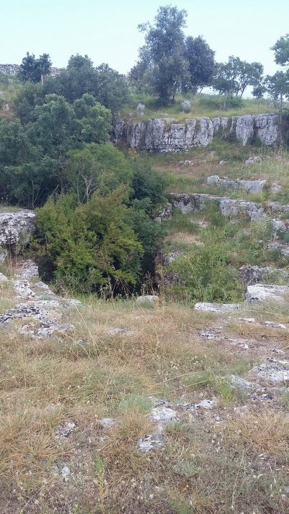 The entrance of the "cult cave".